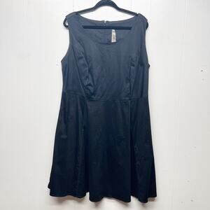 Coquette Et Coquine Dress Womens 1X Cotton Stretch Midi Party Cocktail Event